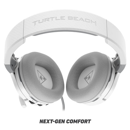 Turtle Beach Recon 200 Gen 2 Powered Gaming Headset - Xbox Series X, Xbox Series S & Xbox One, PS5, PS4, Mobile & PC with 3.5mm - Bass Boost, Memory Foam, White