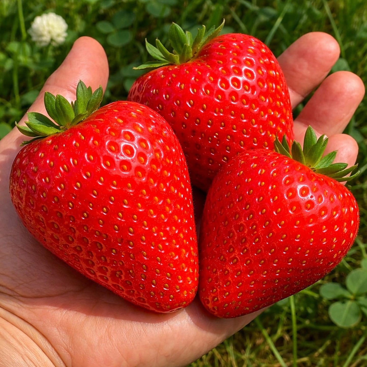Ruby Giant Strawberry Plants – Extra Large Sweet Strawberries – High Yield Strawberry Runners – Big Fruit, Easy to Grow Plants for Home Gardens (15 Plants)