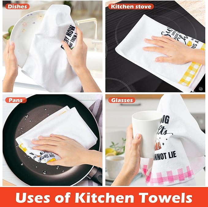 R HORSE Funny Kitchen Dish Towel