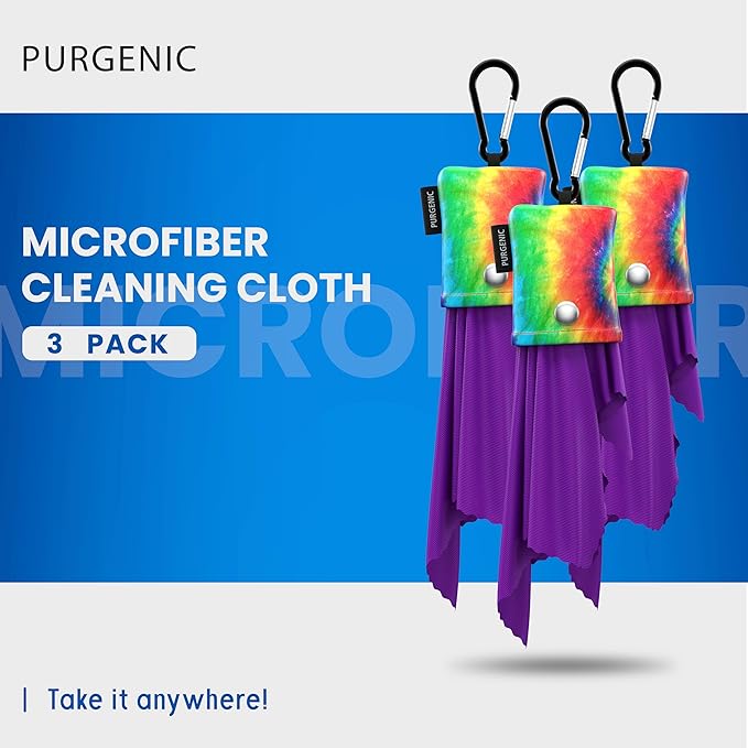 Microfiber Cloth & Glasses Wipes Lens & Glasses Cleaning Cloth