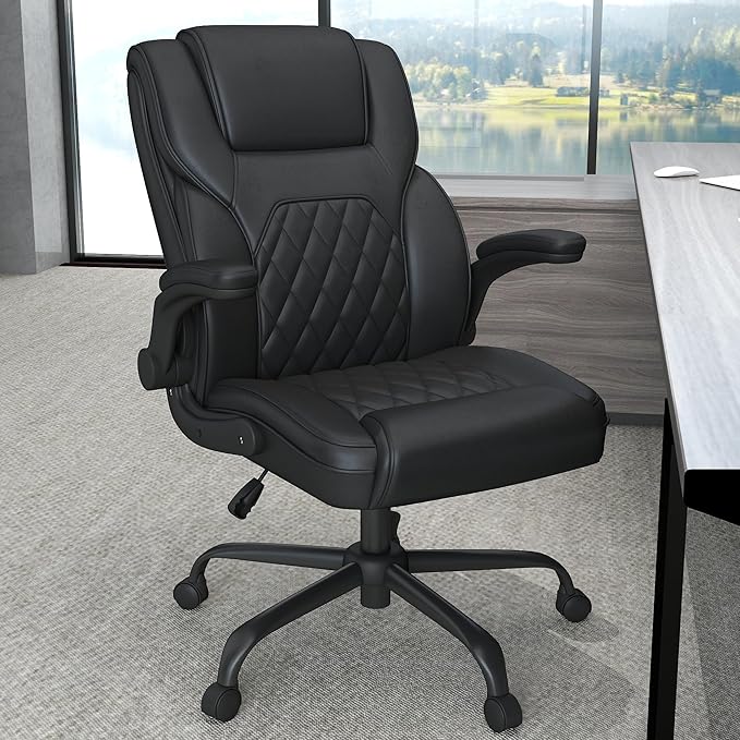 AnyGod Executive Office Chair, Comfy Ergonomic Computer Desk Chairs