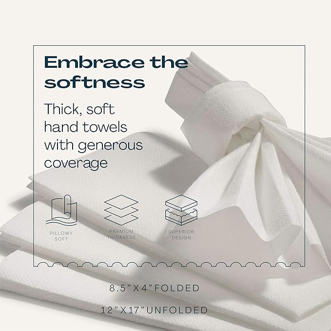 100-Pack Disposable Guest Towel Paper Napkin