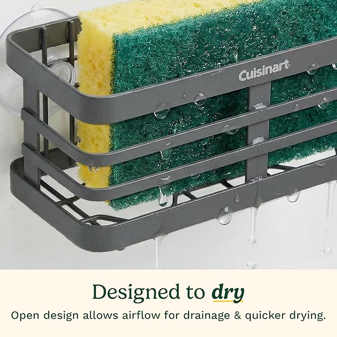 Cuisinart Sponge Holder for Kitchen Sink—Metal Sink Caddy