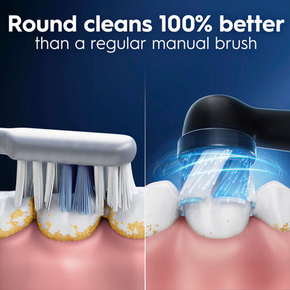 Oral-B iO Series Ultimate Clean Electric Toothbrush Replacement Brush Heads for an Oral-B Electric Toothbrush, 2 count, White