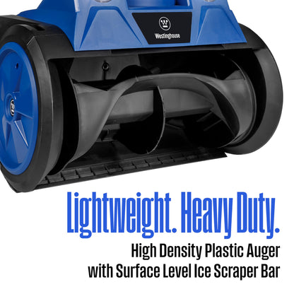 Westinghouse WSnow18 Corded Snow Blower 18 Inch, Dual LED Lights, Electric Snow Blower with 25ft Throwing Distance, Plows 650lbs/min, Adjustable Chute