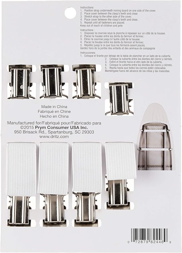 Dritz Clothing Care 82446 Ironing Board Cover Fasteners