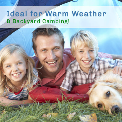 2 Person Camping Tent with Rain Fly and Carrying Bag - Lightweight Outdoor Tent for Backpacking, Hiking, or Beach Use by Wakeman Outdoors (Orange)