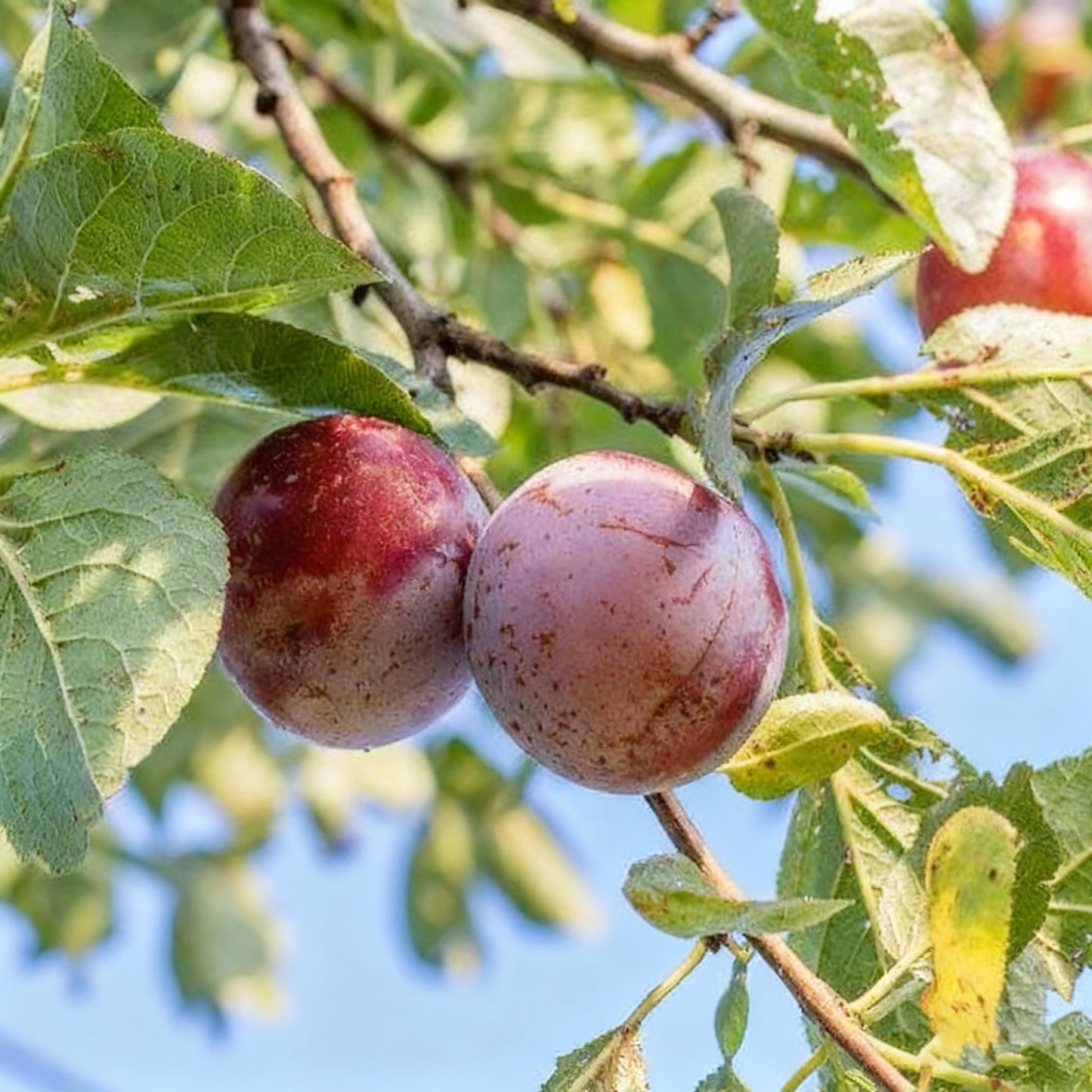 10 Prunus Domestica Seeds for Planting, Perennial Plum Fruit Tree Seed, Non-GMO Fruit Tree Seeds for Home Garden, Potted Decoration