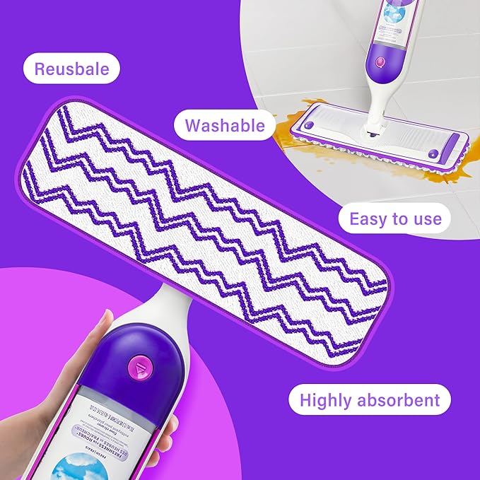 Reusable Mop Refills Pads for Swiffer PowerMop