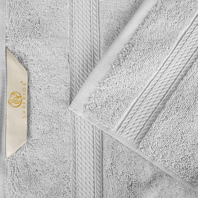 SUPERIOR Egyptian Cotton Pile Bath Sheet Set of 2, Ultra Soft Luxury Towels