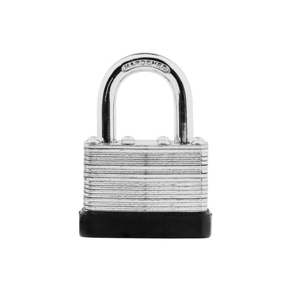 SafiSwords 8-Pack Keyed Alike Laminated Steel Padlocks Keys, 1-3/4" Wide, Heavy Duty Pad Lock Set with Same Keys