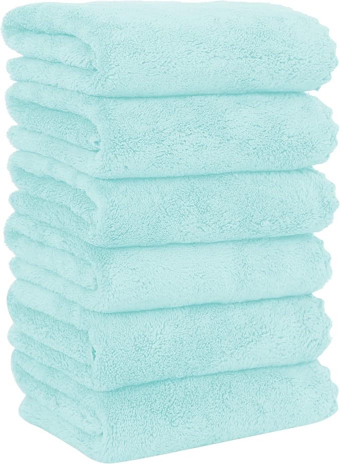 MOONQUEEN 6 Pack Premium Hand Towels