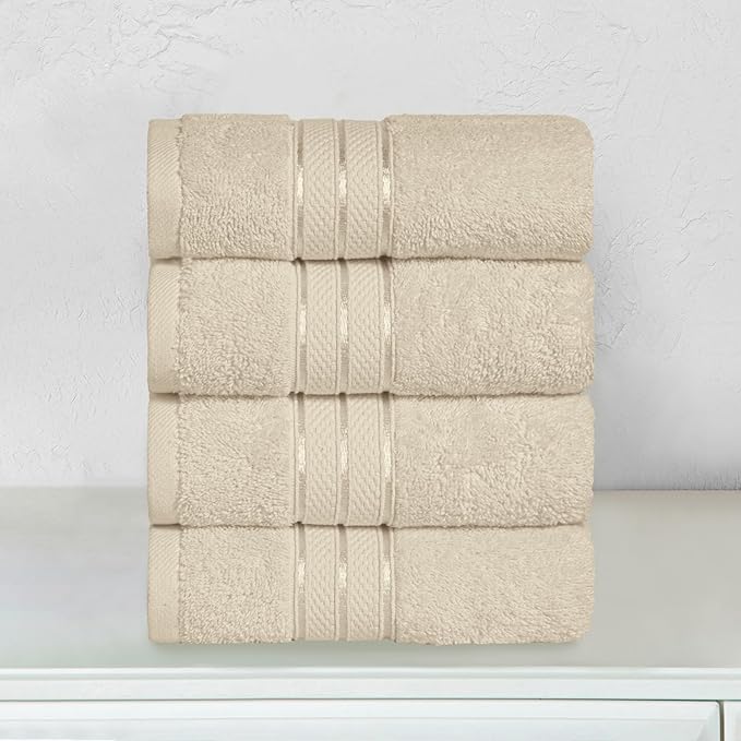 Elegant Comfort Three Line Popcorn Towel Set
