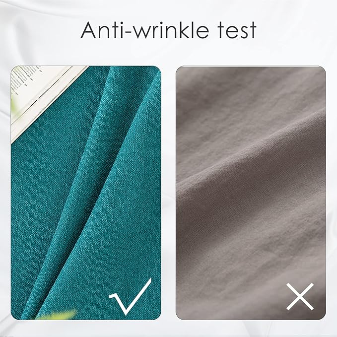 BALCONY & FALCON Rectangle Tablecloth Washable Wrinkle Resistant and Water