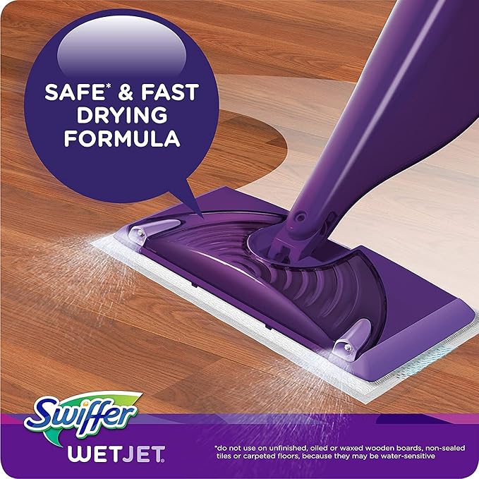 Swiffer WetJet Floor and Hardwood Multi-Surface Cleaner Solution Refills