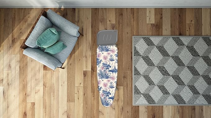 Colombo Ironing Board Cover 55.1” x 21.7” – Fits Boards Up to 51.2” x 17.7” –