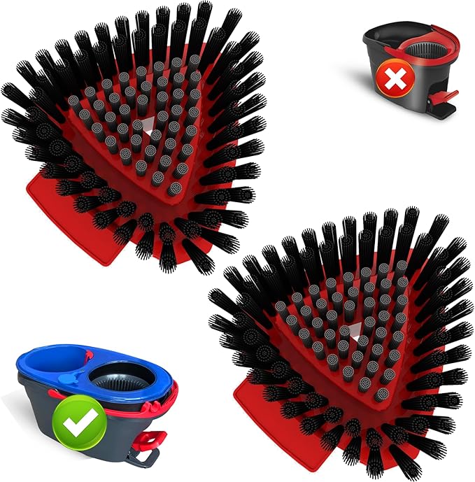 Small 2 Pack Scrub Brush Head ONLY
