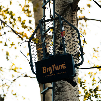 Rivers Edge® Big Foot™ Lever-Action Hang-On Treestand, Lightweight, Flip-Up Padded Seat, 24” x 28” Platform