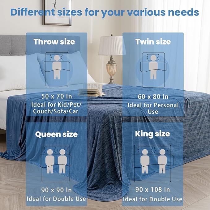 OIGAE Cooling Blanket for Hot Sleepers