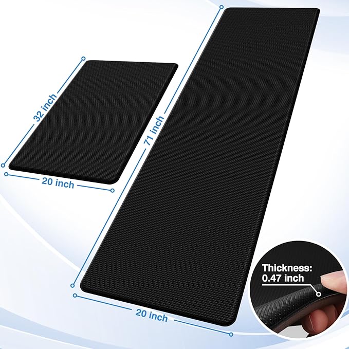 StepRite Kitchen Mats, Cushioned Anti Fatigue Kitchen Mats