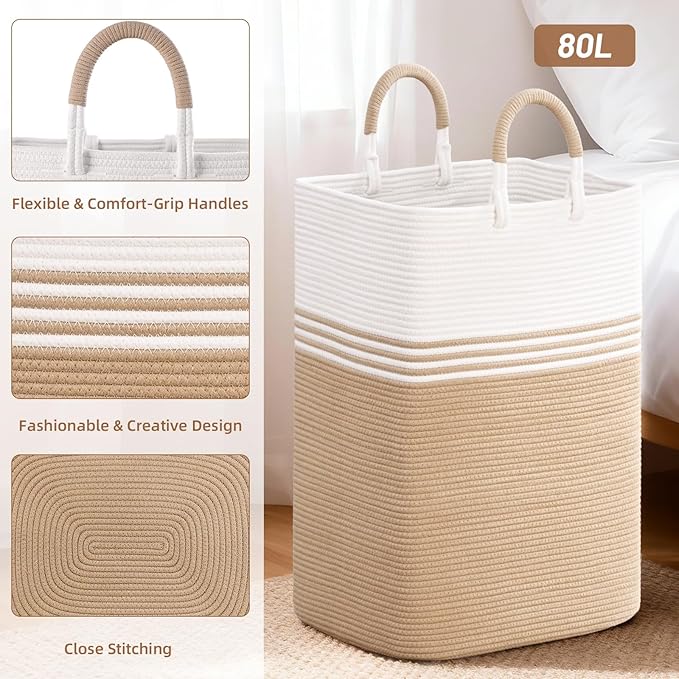 Laundry Basket Hamper, Blanket Storage, Dirty Clothes Hamper