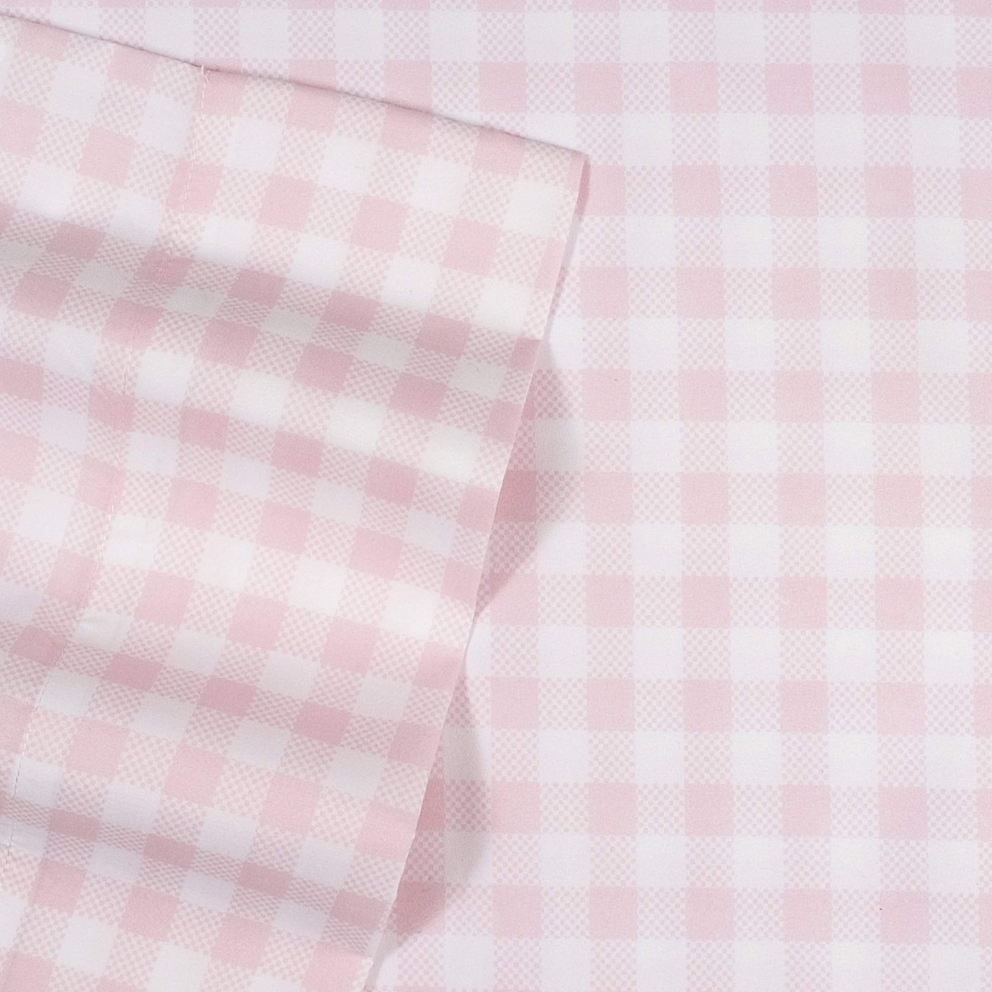 1500 Supreme Kids Bed Sheet Collection - Fun Colorful and Comfortable Boys and Girls Toddler Sheet Sets - Deep Pocket Wrinkle Free Soft and Cozy Bedding - Twin XL, Pink Gingham