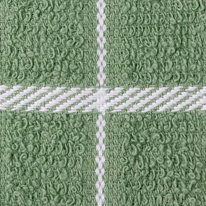 Ritz Premium 100% Cotton Terry Check Kitchen Dish Towels