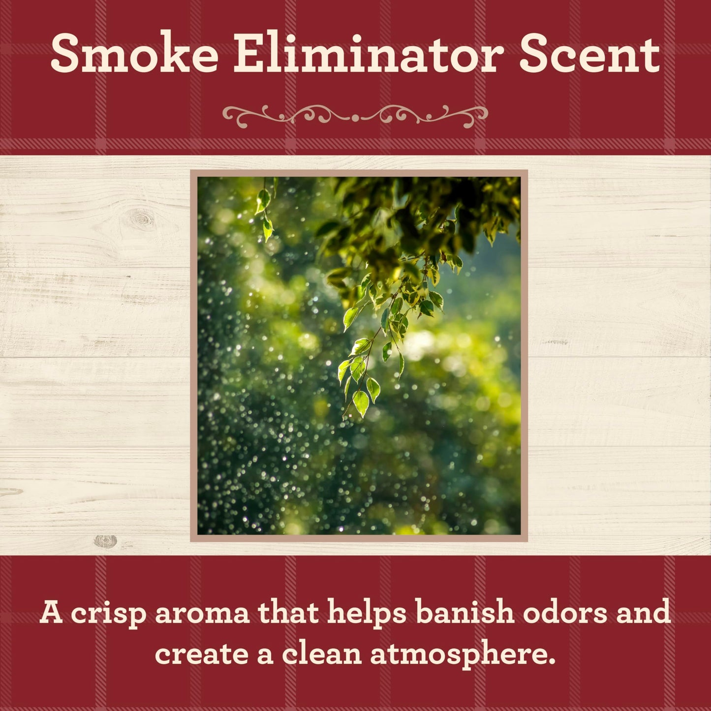 Our Own Candle Company, Smoke Eliminator Scented Mason Jar Candle, 100 Hour Burn Time - 13 Ounces