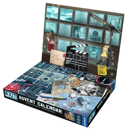 EXIT: The Game - Advent Calendar - The Missing Hollywood Star | Christmas | Calendar | Advent | Mystery Game | Family Activity | Ages 10+
