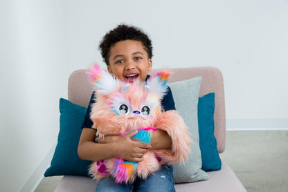 Furlings - Cleo | Loving Interactive Plush Jackalope More Than 80 Realistic Reactions | Soft Animal Girls' Surprise Toys & Gifts for Birthdays and Christmas Ages 3+, Orange