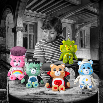 Care Bears Basic Fun, Good Luck as the Creature from the Black Lagoon, Universal Monsters 22cm Plush, Cuddly Toys for Children, Cute teddy bear, Suitable for Girls and Boys Ages 4+