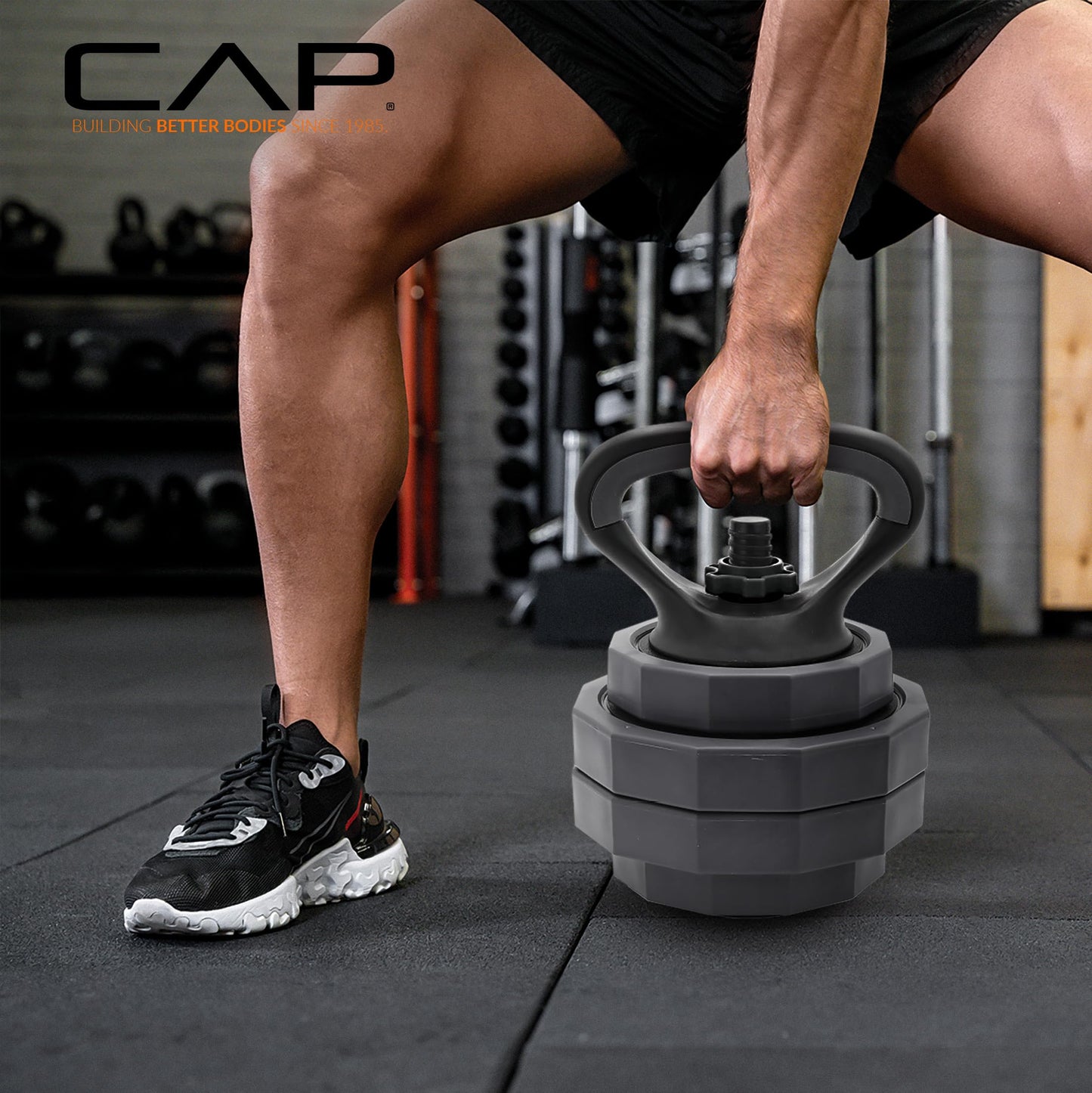 CAP Adjustable Weight Set, Multi-Use Adjustable Dumbbell Set for Home Gym Strength Training, Quick Change Free Weights System, Compact Workout Equipment, 66 LB Weight Set