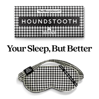 TheSleepGuard Pure Silk Sleep Mask [100% 6A Mulberry Silk, 22 Momme] Light Blocking Travel Essentials. Eye Masks for Sleeping. Black Oeko-Tex Blindfold. Eye Covers for Men & Women
