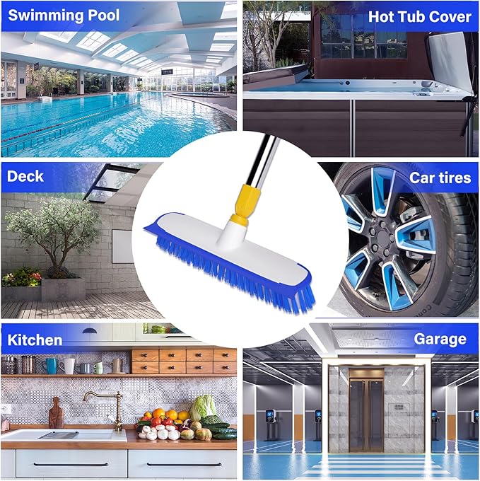 ITTAR 12" Wide Floor Scrub Brush