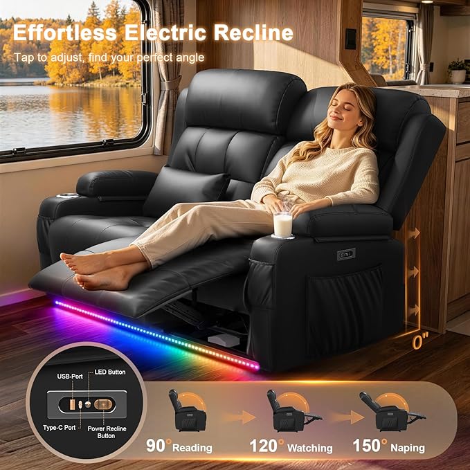 Power Loveseat Recliner Sofa
