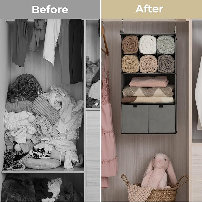 GRANNY SAYS Hanging Closet Organizer