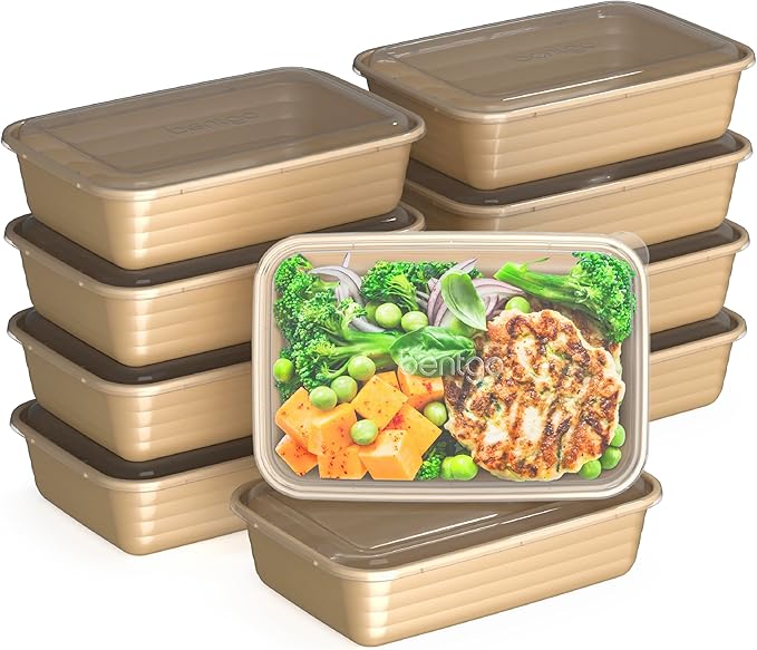 Bentgo Prep - 20-Piece 1-Compartment Reusable Meal Prep Containers
