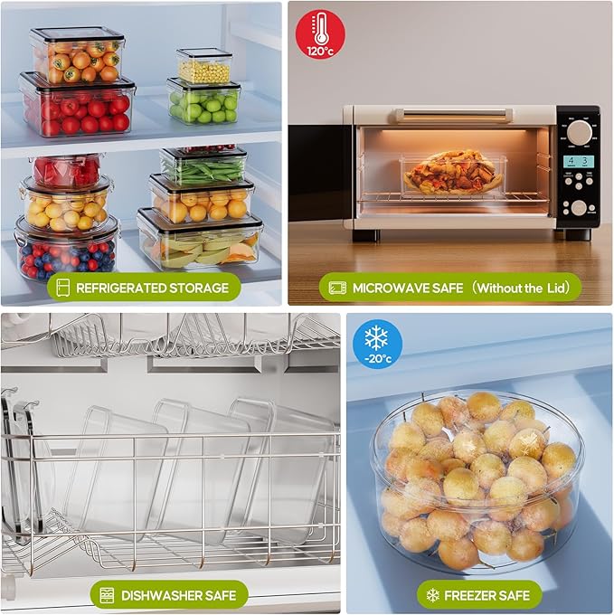 42 PCS Food Storage Containers