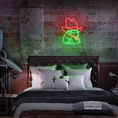 Kavaas Cowboy Boot Neon Sign, Neon Cowboy Hat Sign for Wall Decor | Western Neon Sign for Bedroom, Bar, Office, Man Cave - Best Gifts for Rodeo Enthusiast, Birthday, Christmas