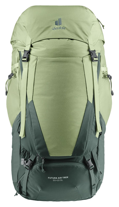 Deuter Women's Futura Air Trek 55 + 10 SL Hiking Backpack - Grove-Ivy