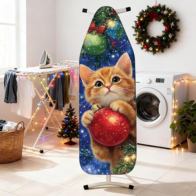 Nuxovilar Ironing Board Covers Winter Kitten