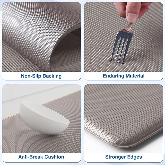 StepRite Kitchen Mats, Cushioned Anti Fatigue Kitchen Mats