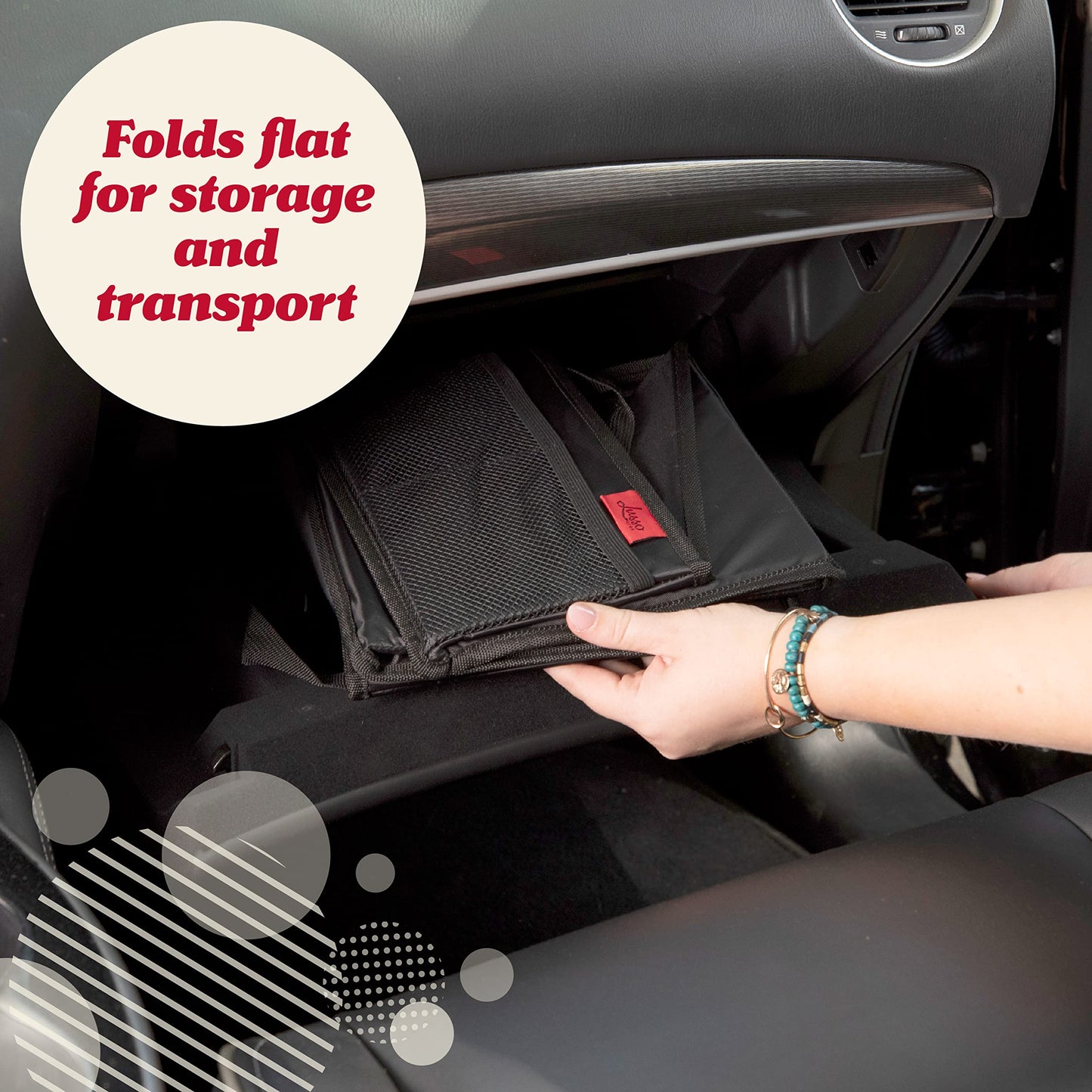 Lusso Gear Car Seat Organiser for Front or Backseat Great for Adults & Kids Featuring 8 Storage Compartments for Toys, Magazines, Tissues, Maps, Books, Documents, Games & More