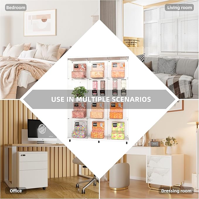 Beauty4U Glass Display Cabinet