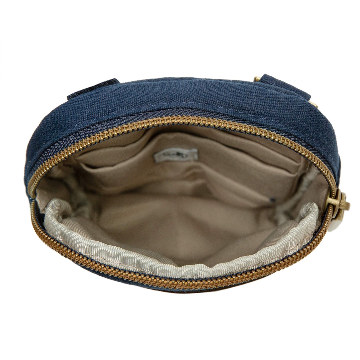 Travelon Unisex Adults Anti-theft Courier Mini Crossbody Cross Body Bag, Navy, 4.5 X 6.5 X 1.75 US