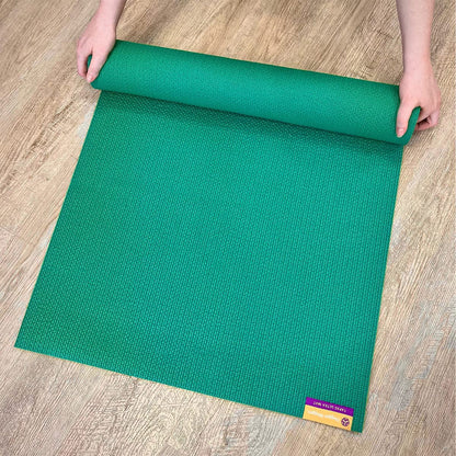 Hugger Mugger Tapas Ultra Yoga Mat - Outstanding 1/4″ Soft Cushion, Lightweight, Made in the USA Sticky Mat, Durable and Long-Lasting