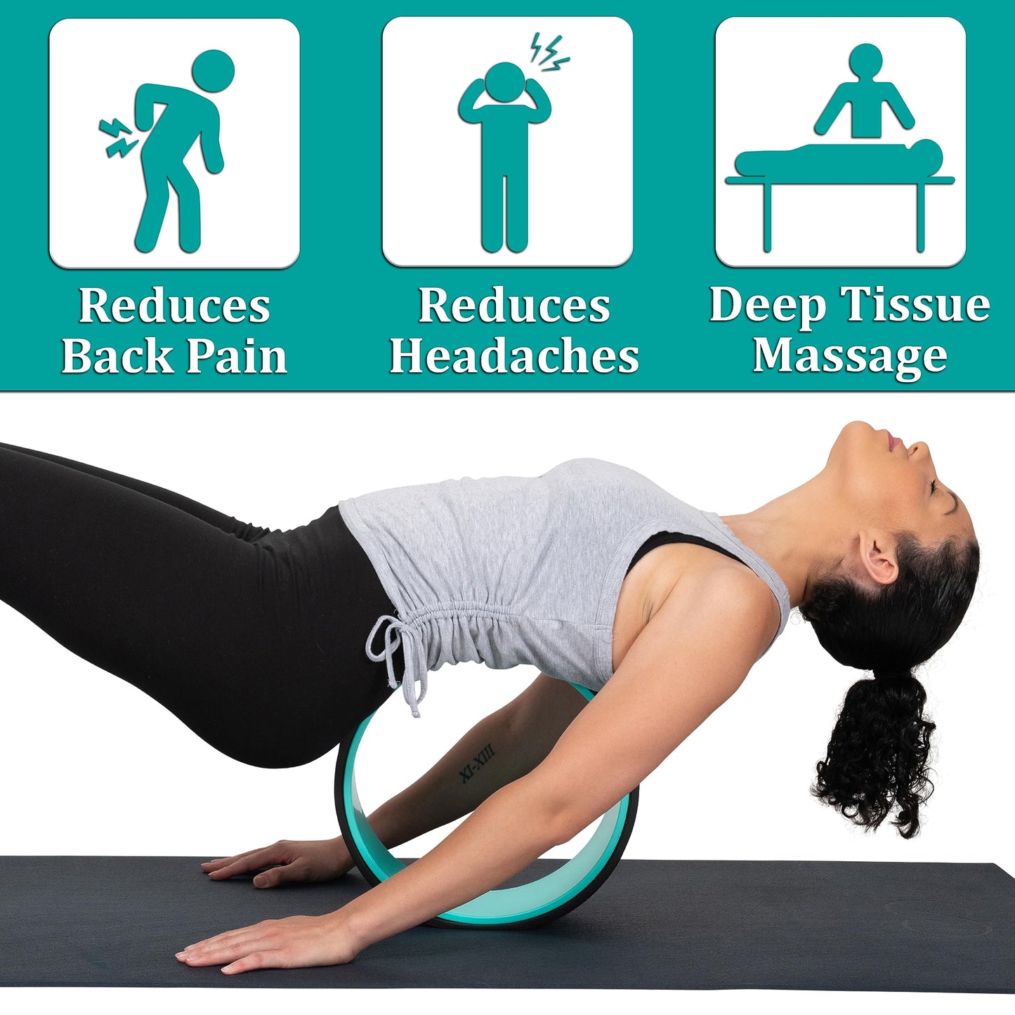 YOGI GRIPS Back Stretcher Roller (Set of Three)