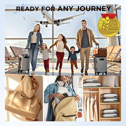 10 Set Compression Packing Cubes for Travel Essentials,Compressible Expandable Packing Cubes for Suitcase,OlarHike Luggage Organizer Bags for Travel,Handy Helper for Organizing Clothes(Black)