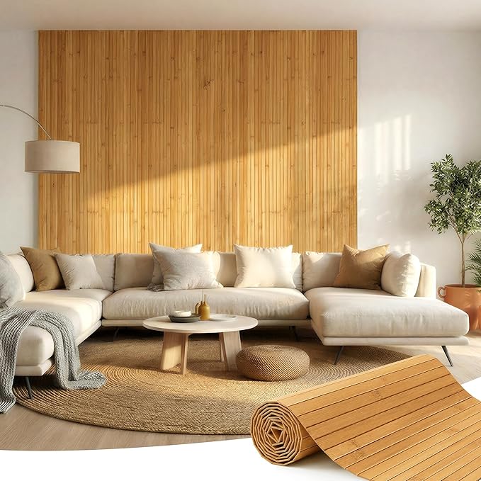 Bamboo Wall Panel, Peel and Stick wall Panels, paneles decorativos para pared