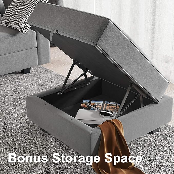 HONBAY Modern Fabric Middle Module